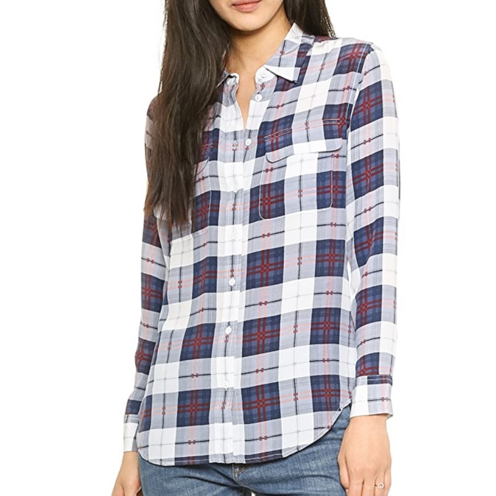 Equipment Silk Button Down